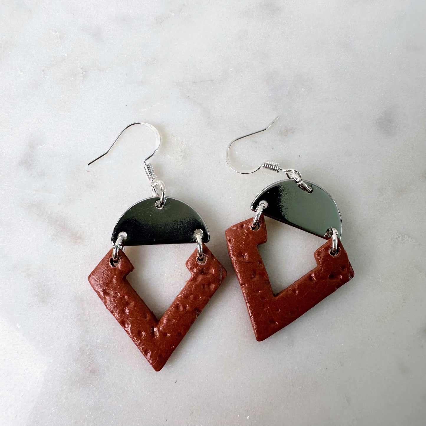 Terracotta Arrow Earrings