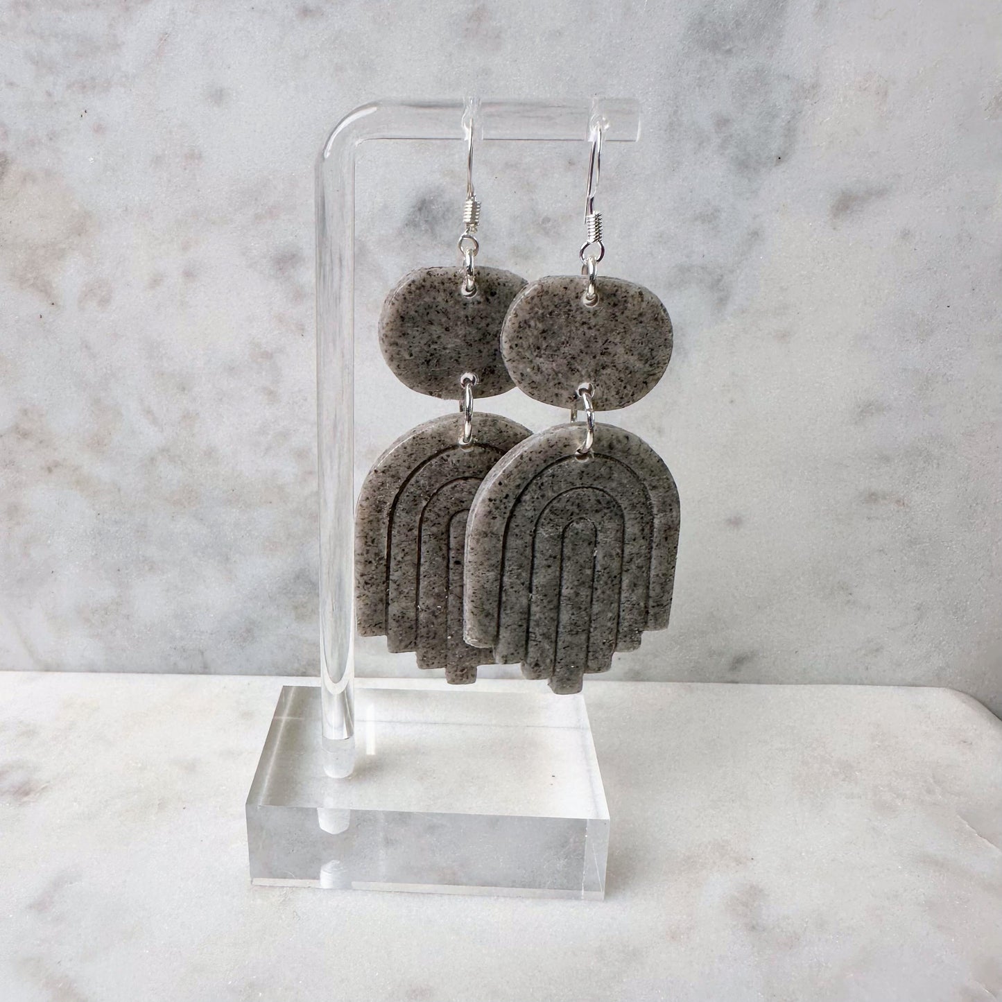 Cement Arch Earrings