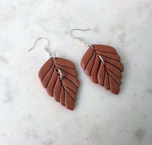 Terra Leaf Earrings