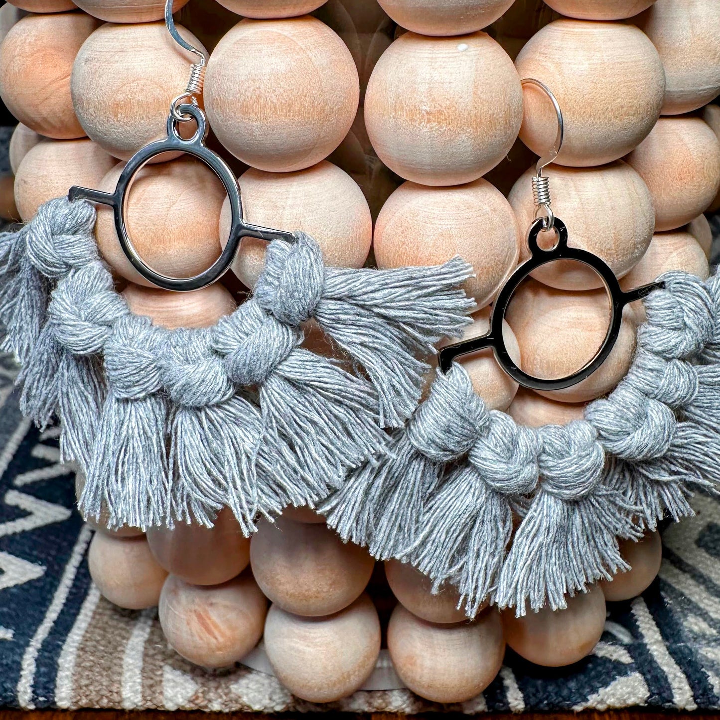 Modern Macramé Earrings