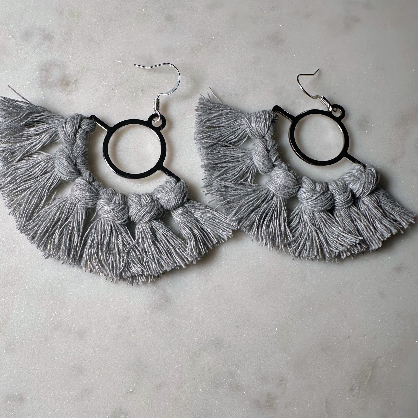 Modern Macramé Earrings