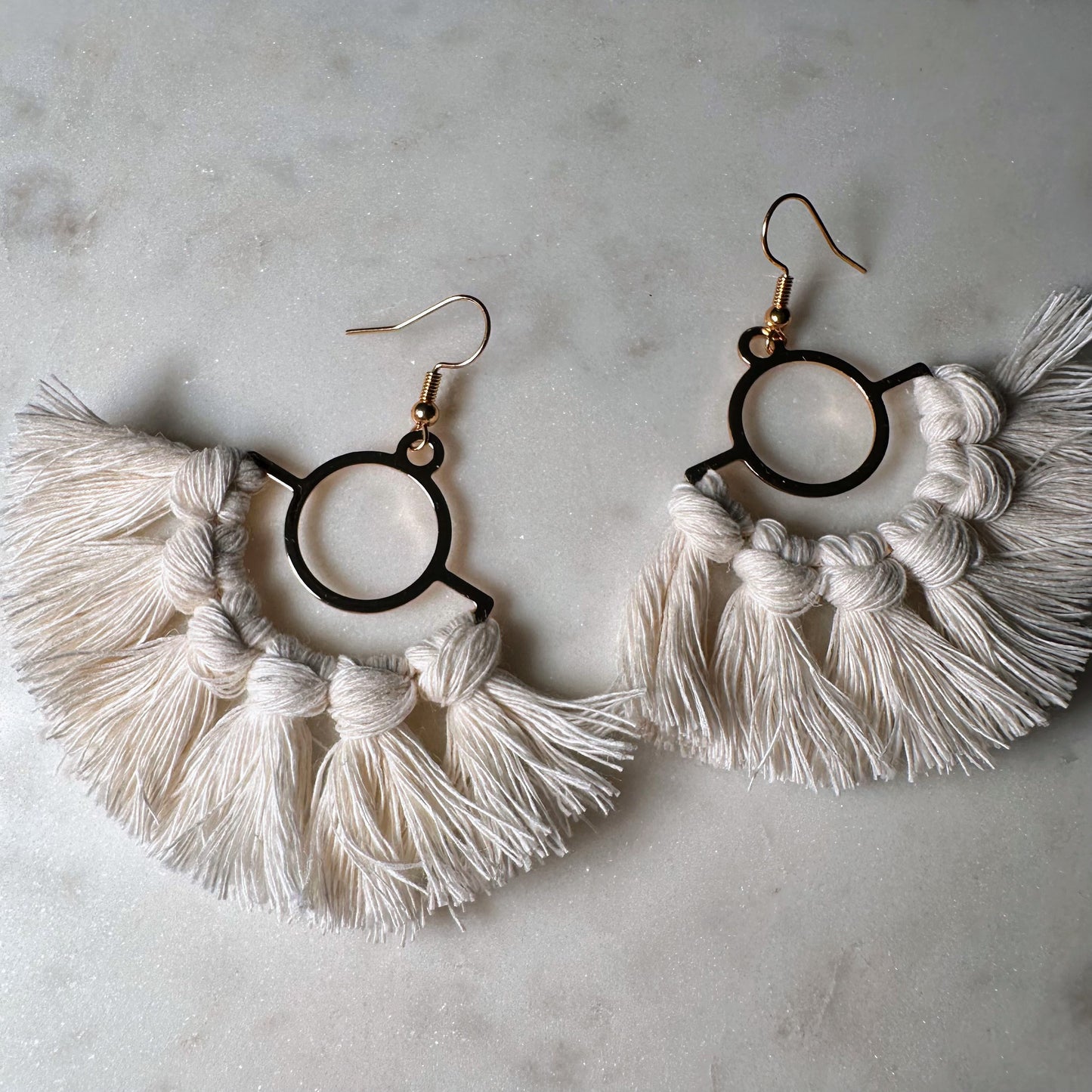 Modern Macramé Earrings